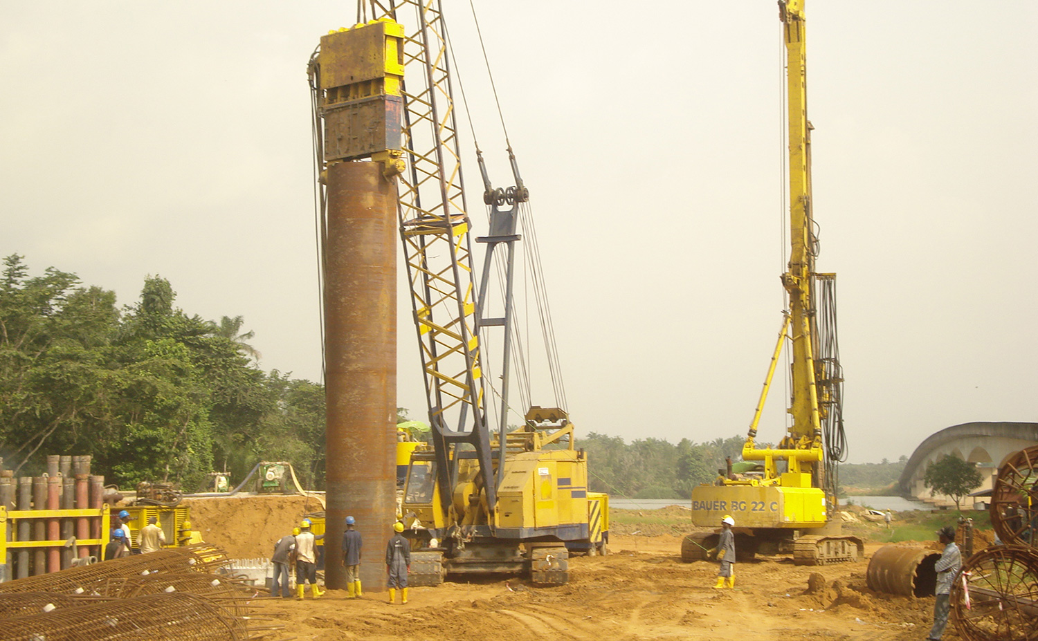 Bored piles-ON LAND-2